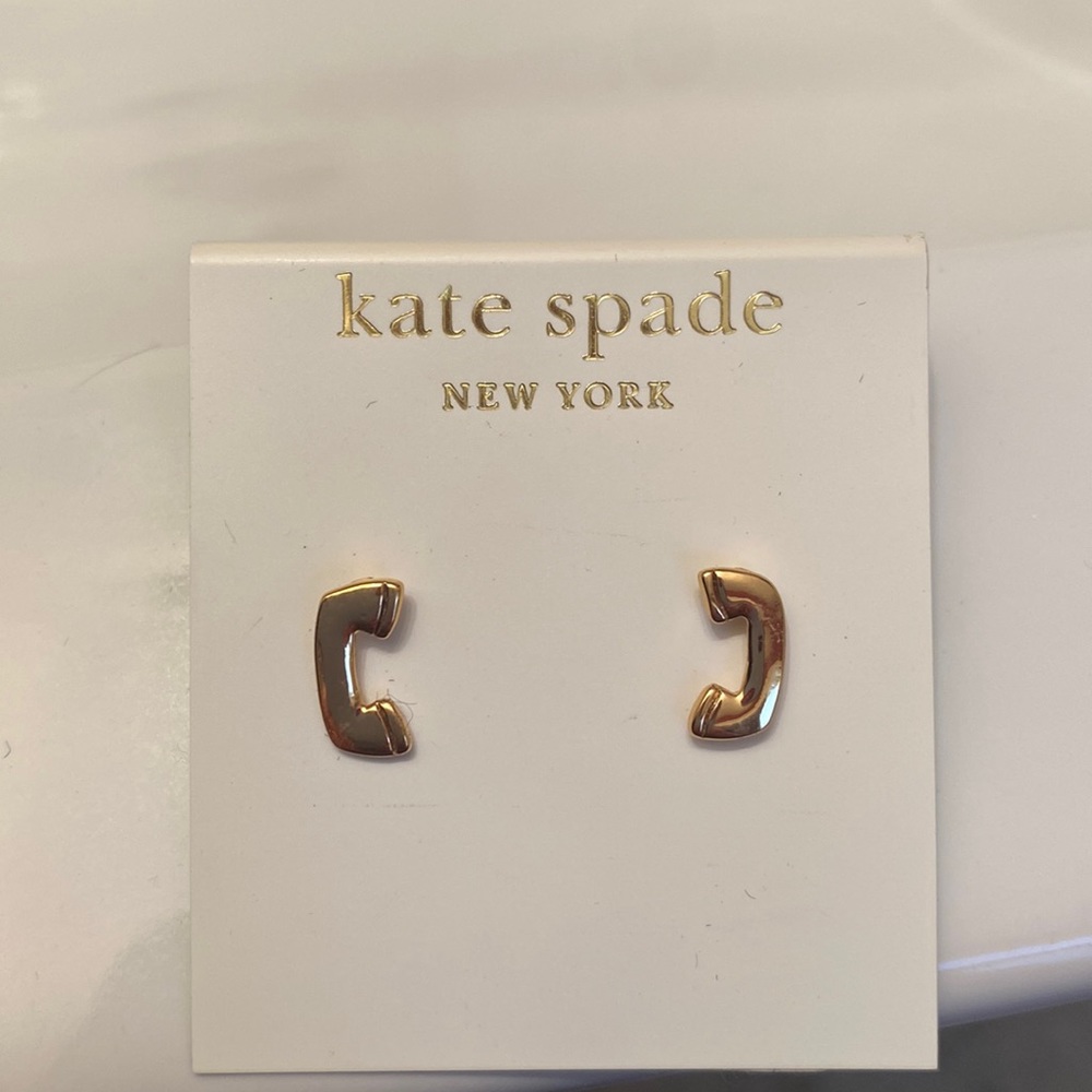 Kate Spade Phone earrings